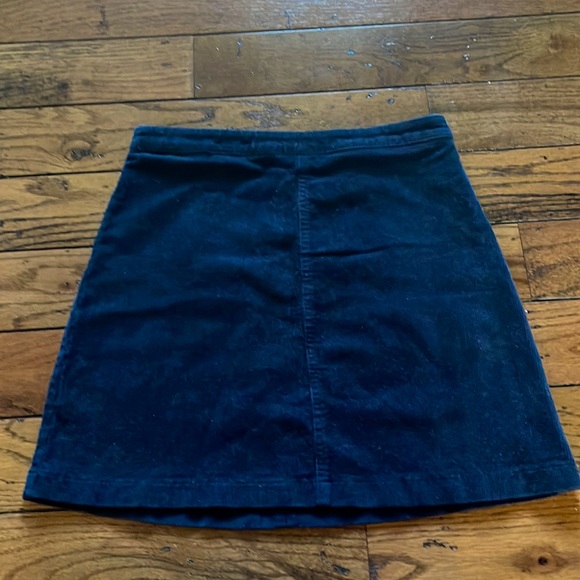 Forever 21 size XS mini skirt navy blue with zipper - Picture 2 of 2